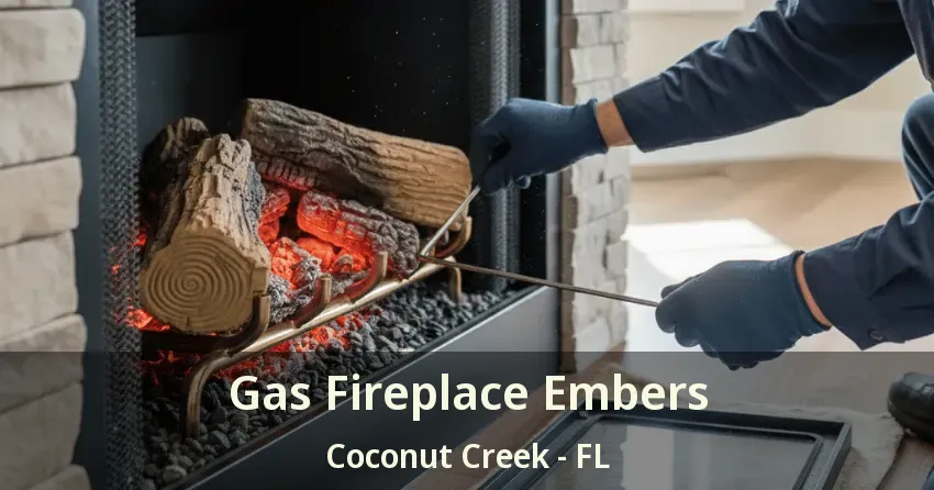 Gas Fireplace Embers Coconut Creek - FL